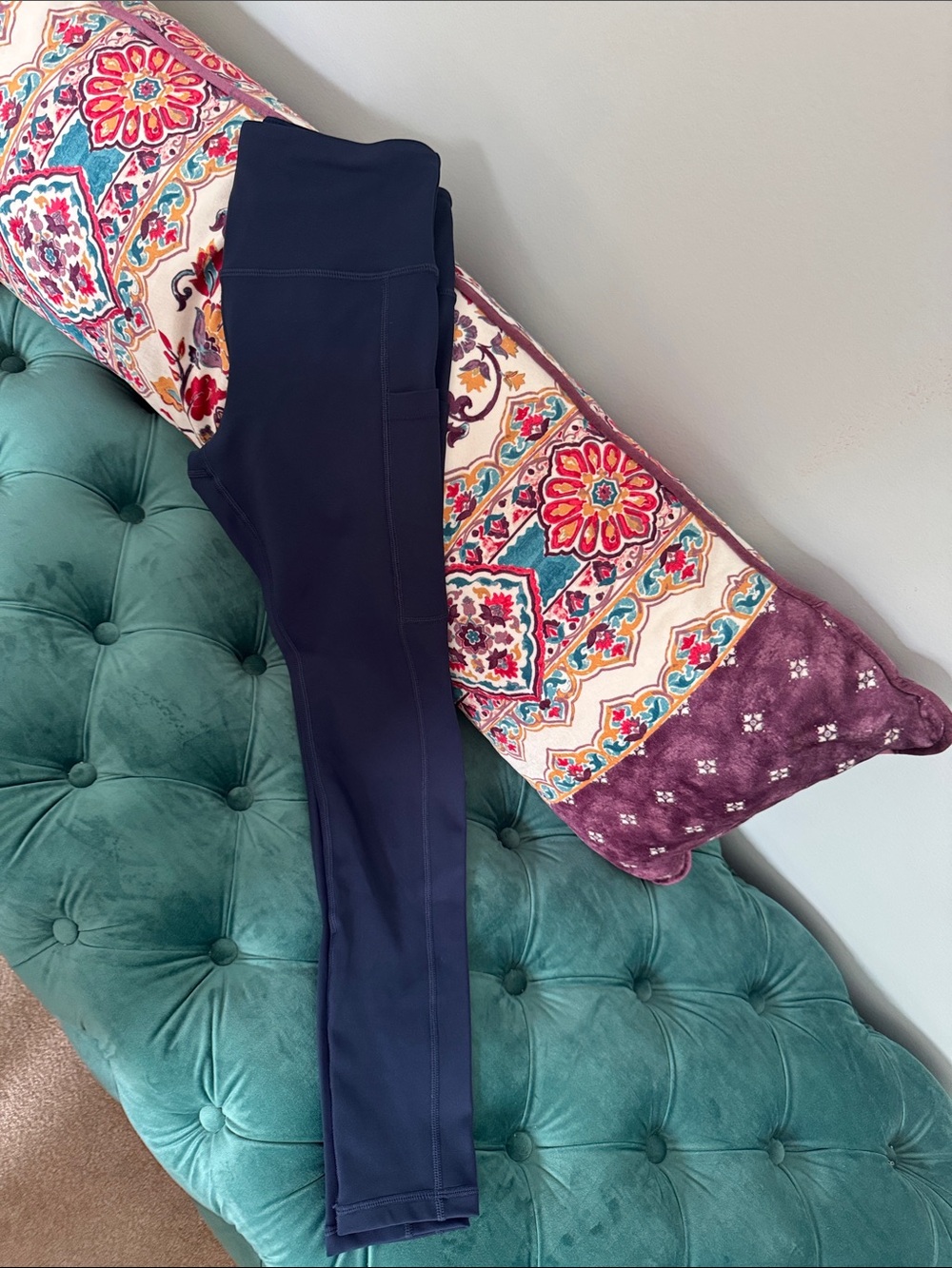 Zyia Navy High-Waist Leggings